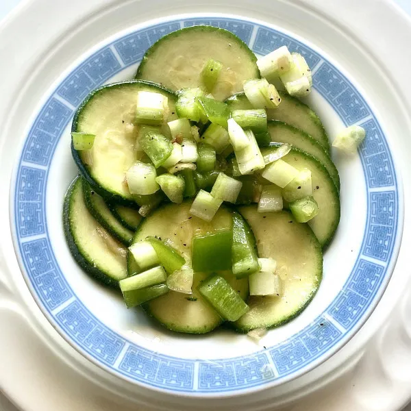 Zoetzure Courgettesalade