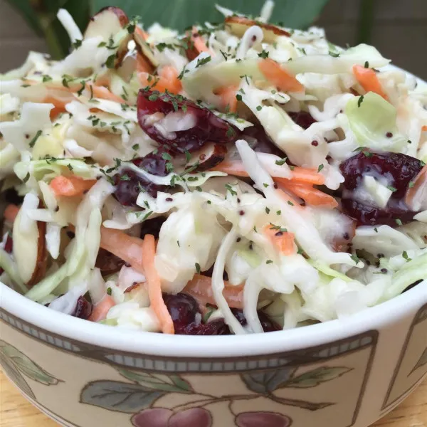 Koolsalade Met Poppy Seeds En Cranberries