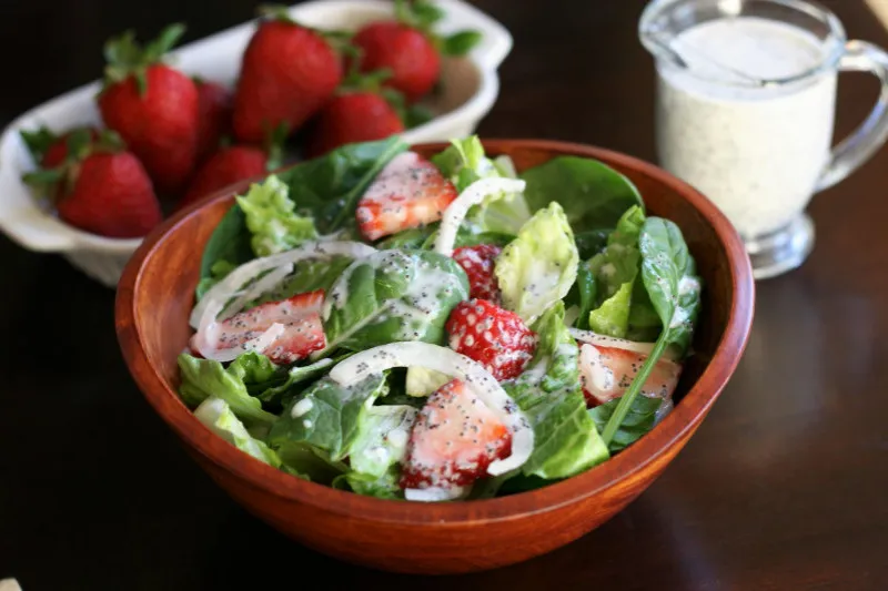 Romeinse Aardbeien Salade I