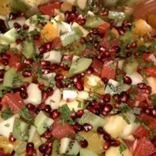 Feestelijke Winterfruitensalade
