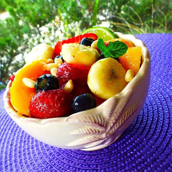 Limoen- en Honingfruitensalade