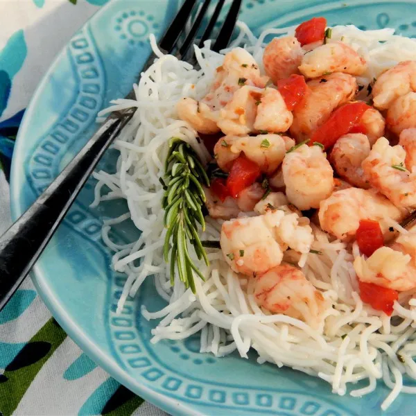 Verse Gamba Salade met Rozemarijn