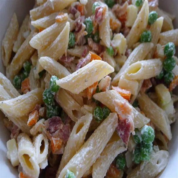Pasta Salade Met Griekse Yoghurt