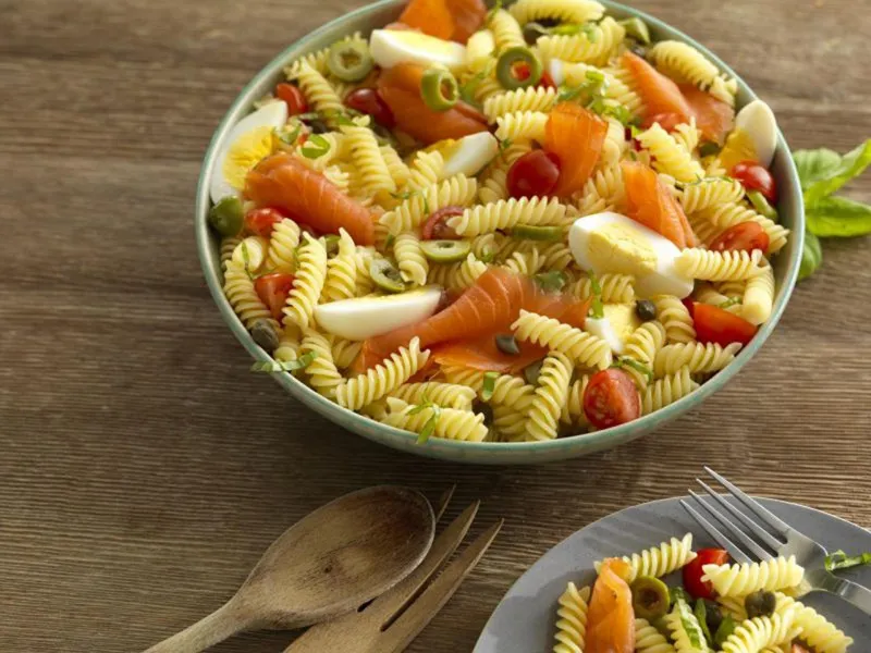 Glutenvrije Zalmrookpasta Salade Barilla®