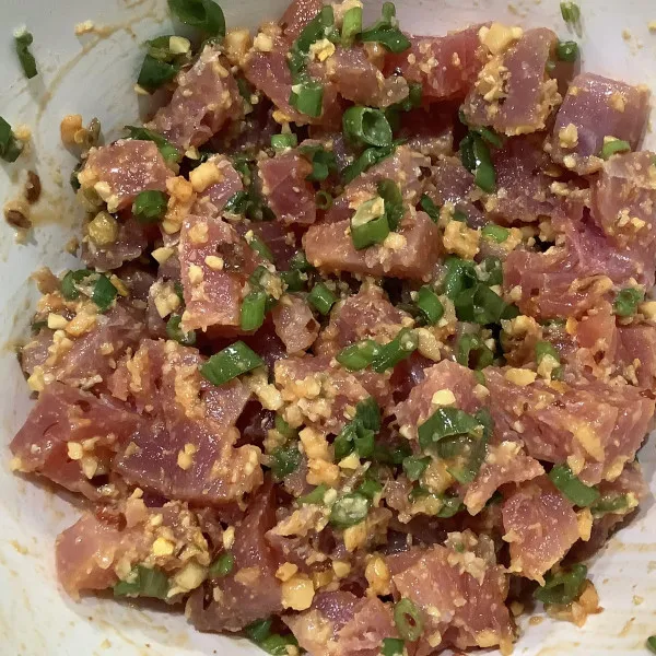 Pittige Geelvintonijnsalade
