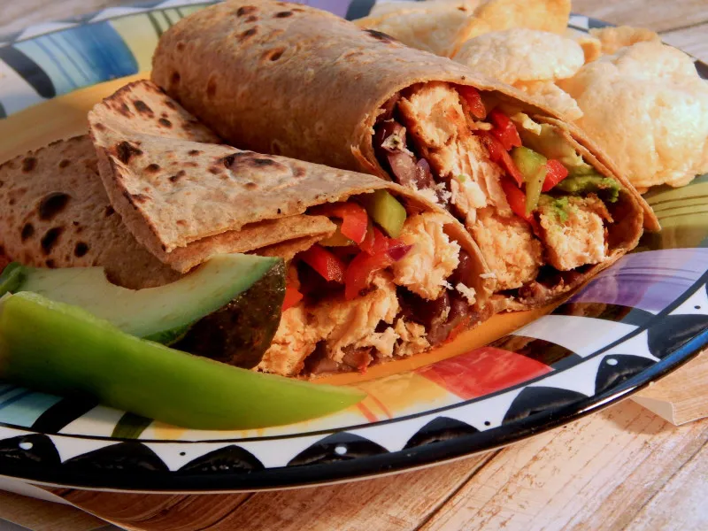 Overgebleven Zalm Lunchwrap