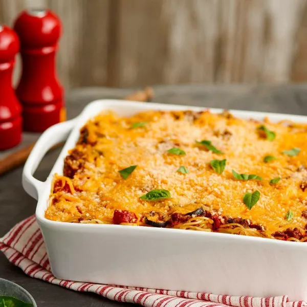 Ovengebakken Spaghetti Met Borden® Kaas