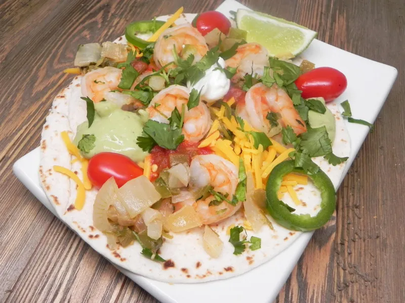 Garnalen Fajitas à la Margarita