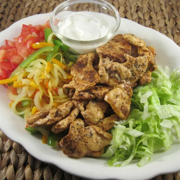Gemakkelijke Kippen- en Paprika Fajitas