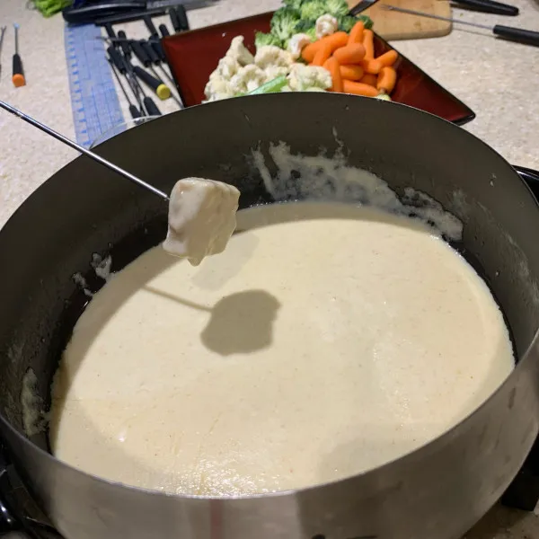 Snelle Fontina Kaasfondue