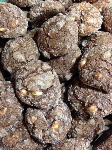 Knapperige Fudge Chocoladekoekjes
