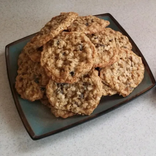 Havermoutkoekjes Met Rozijnen I