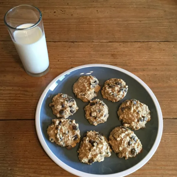 Havermoutkoekjes Met Appelmoes