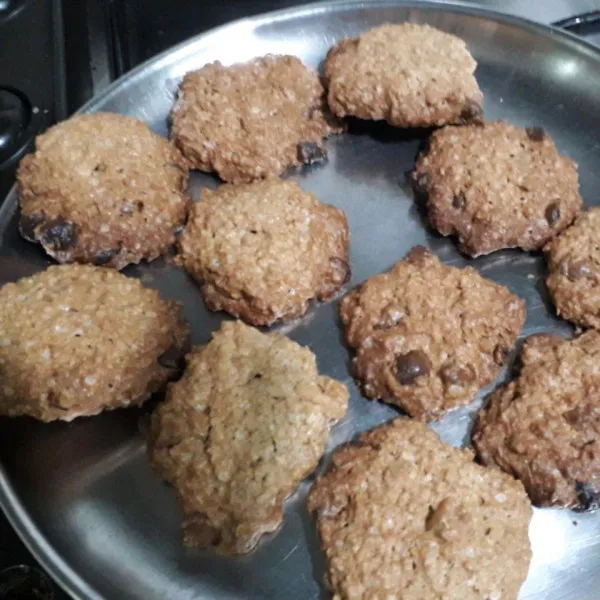 Kauwgom havermoutkoekjes met karamel
