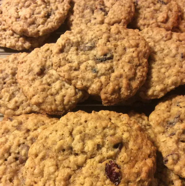 Havermoutkoekjes, Rozijnen En Toffee