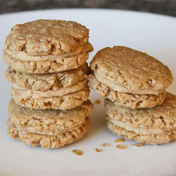 Havermoutkoekjes Met Pindakaas III