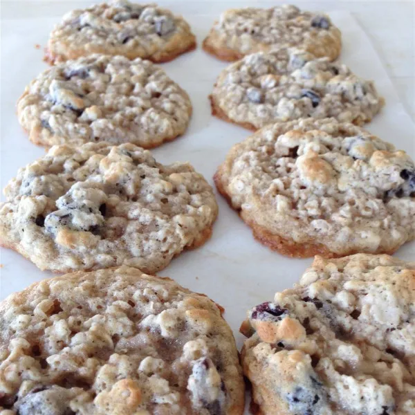Havermoutkoekjes Met Rozijnen