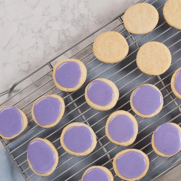 Suikervrije koekjes met suikervrije glazuur