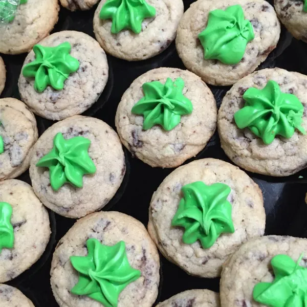 Chocoladechipkoekjes met muntcrème