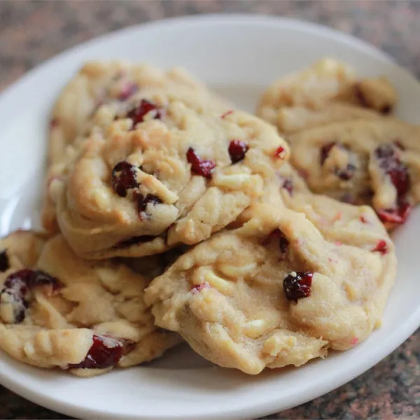Witte Chocolade En Cranberry Koekjes