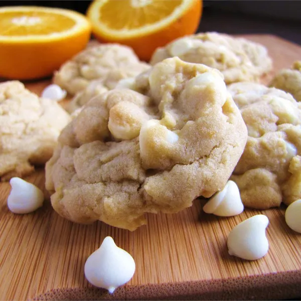 Witte Chocolade En Sinaasappel Koekjes