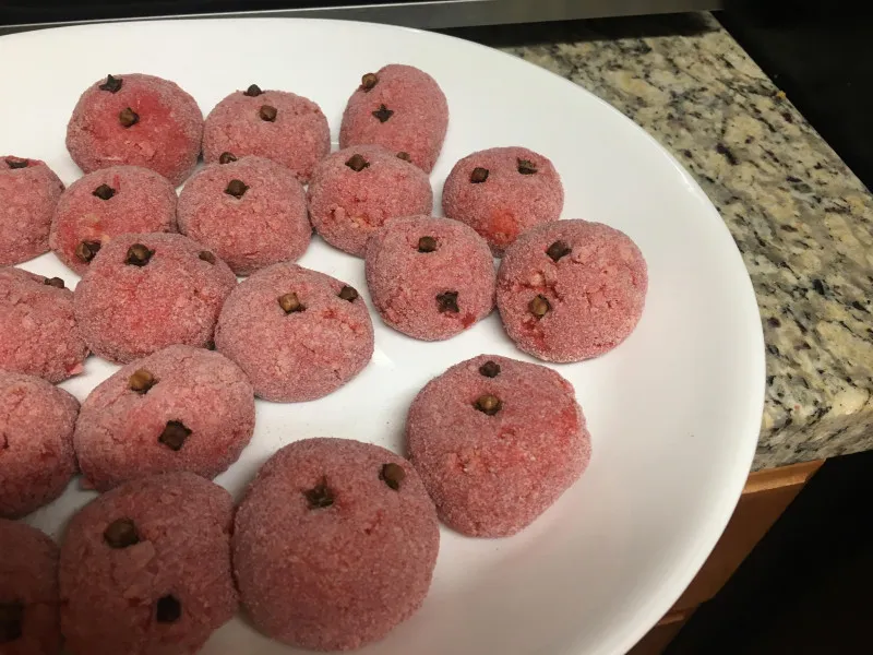 Ongebakken Pruimenkoekjes