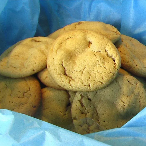 Pindakaaskoekjes met karamel nougat