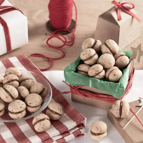 Italiaanse Hazelnootkoekjes met Nutella® Hazelnootpasta