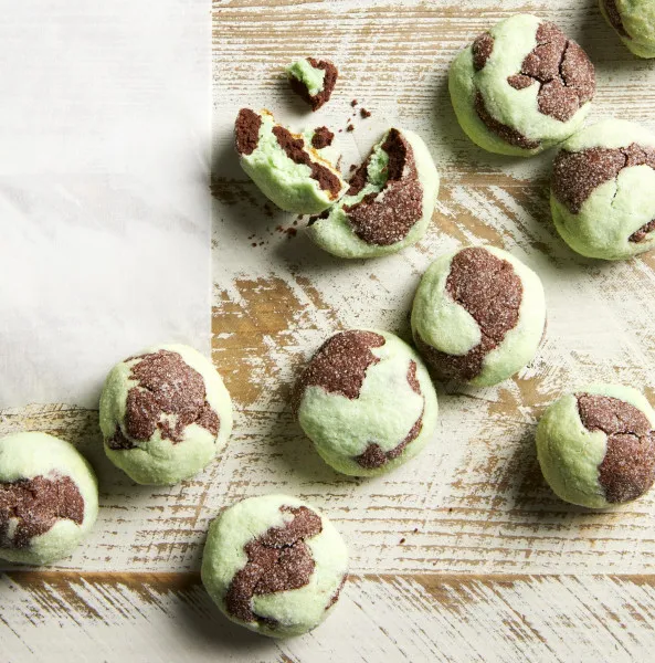 Marmerkoekjes Met Chocolade En Munt