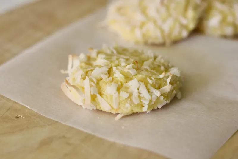 Gemengde Koekjes Voor Taart Met Kokosdelicatessen