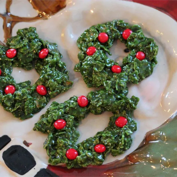 Kerstkoekjes Met Maïskorrel Krans