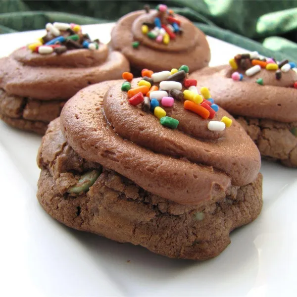 Chocolade Koekjes Botercrème Glazuur