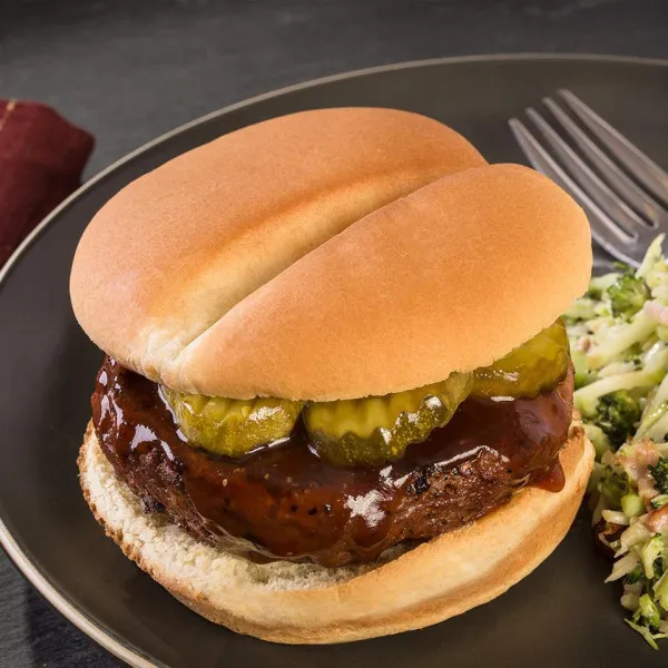 Gerookte Bisonhamburger