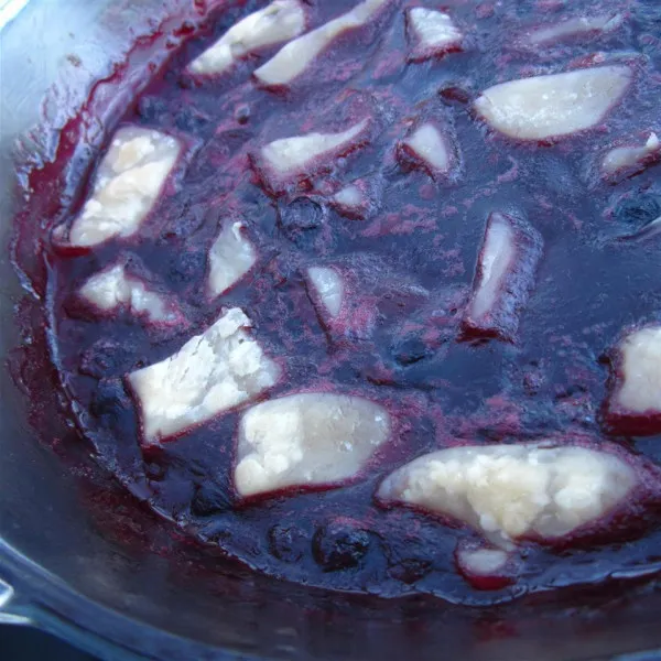 Bakken Met Bosbessen