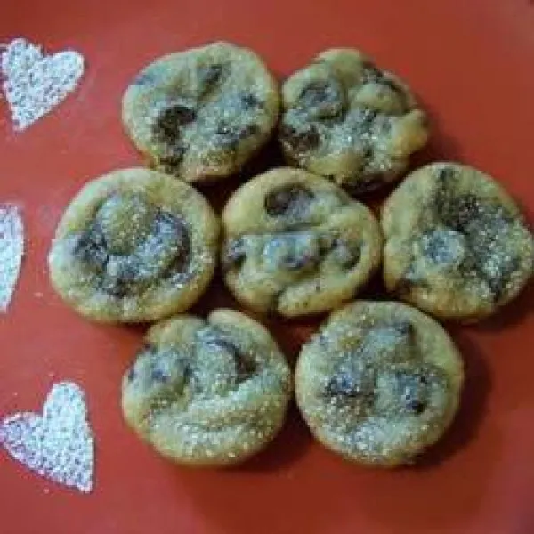Heerlijke koekjes met chocoladeschilfers