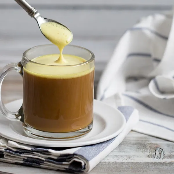 Gouden Melk Latte Zonder Zuivel