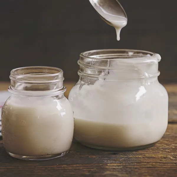 Gezoete Gecondenseerde Melk Zonder Melkproducten