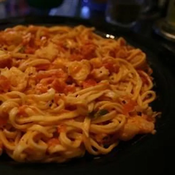 Linguini met Verse Kreeft