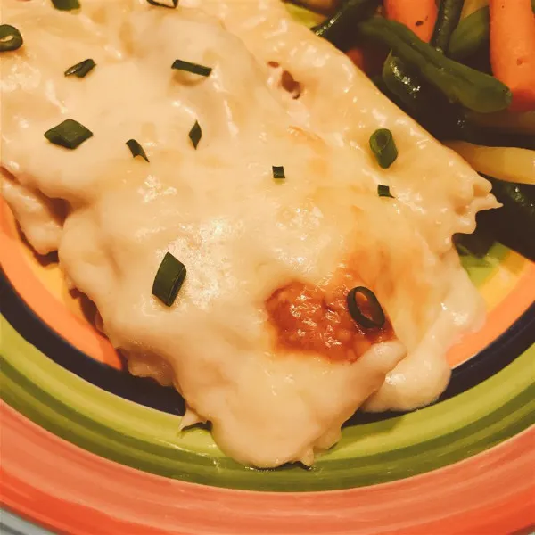 Manicotti Gevuld Met Kip Alfredo
