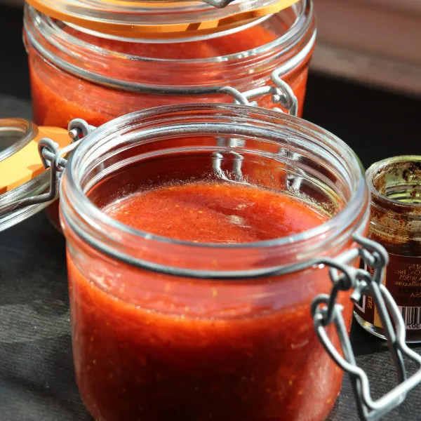 Bevroren Aardbeien- en Vanillejam