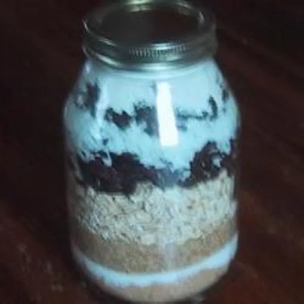 Havermout- en Fruitkoekjesmix in een Pot