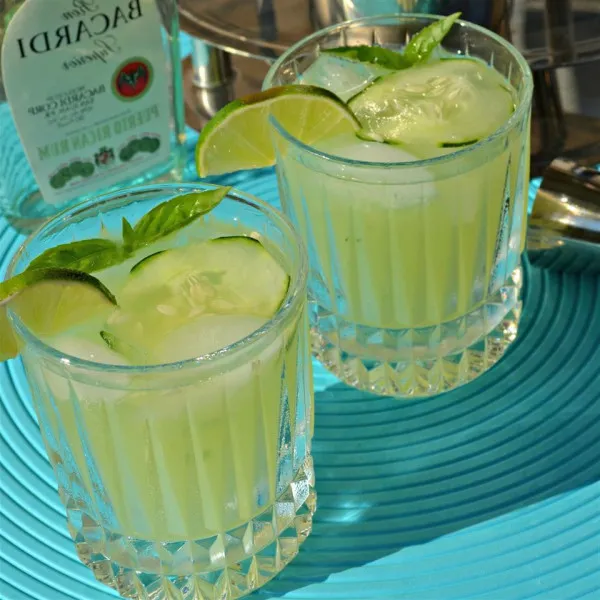 Mojito Van Basilicum En Komkommer