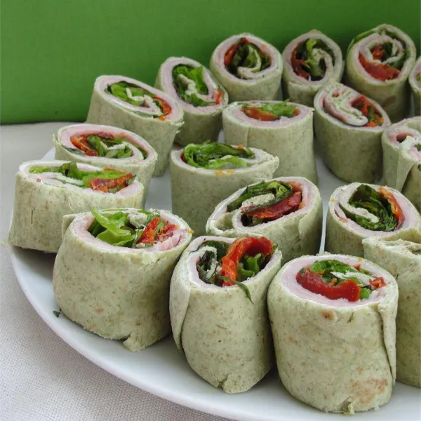 Ham En Verse Basilicum Rolletjes