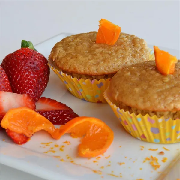 Havermout En Sinaasappel Muffins