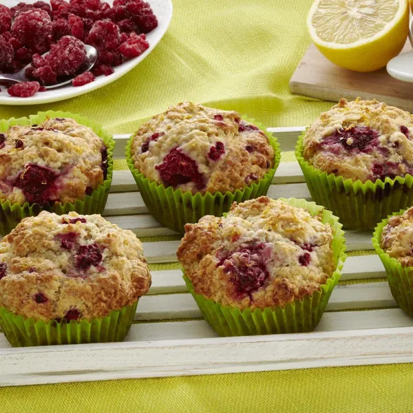 Stevia Muffins en Frambozenlimonade