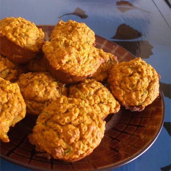 Gezonde Pompoen- en Courgettemuffins