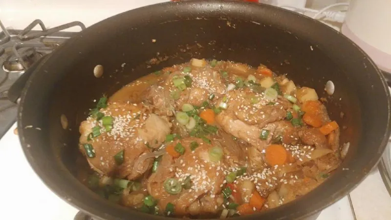 Kipdij Jjimdak (Koreaanse Stoofkip)