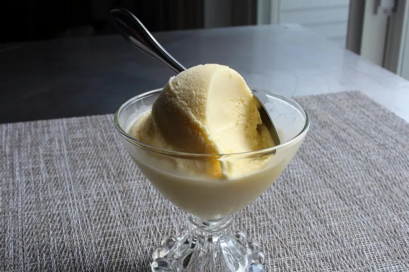 Bevroren Vanillepudding