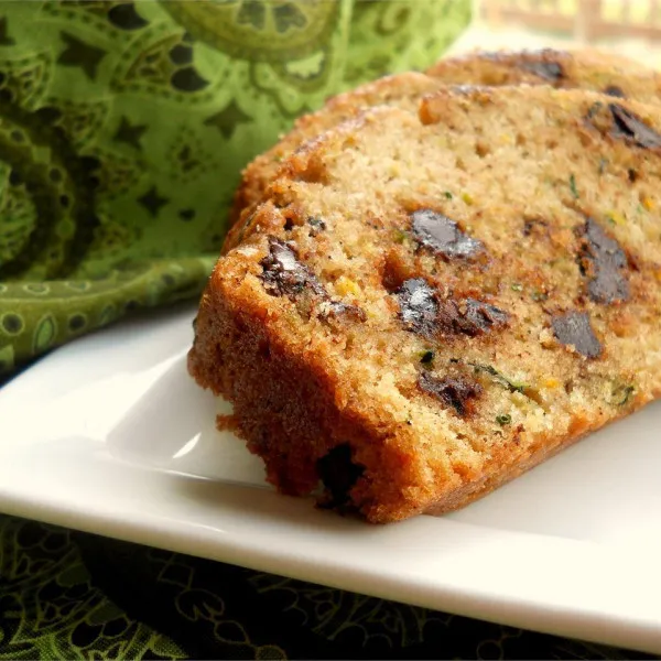 Courgettebrood Met Chocoladechips En Sinaasappel