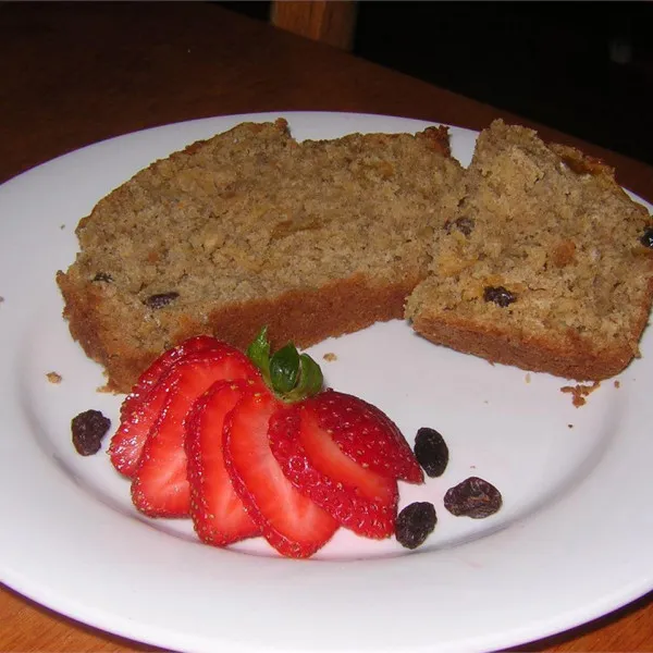Appelbrood met rozijnen